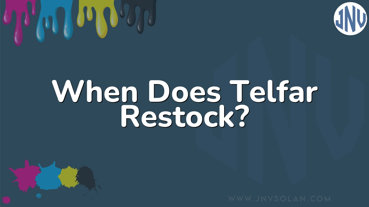 When Does Telfar Restock?