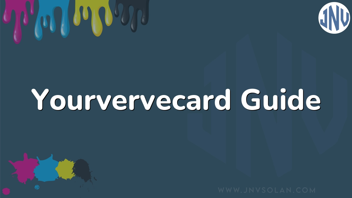 Yourvervecard Guide